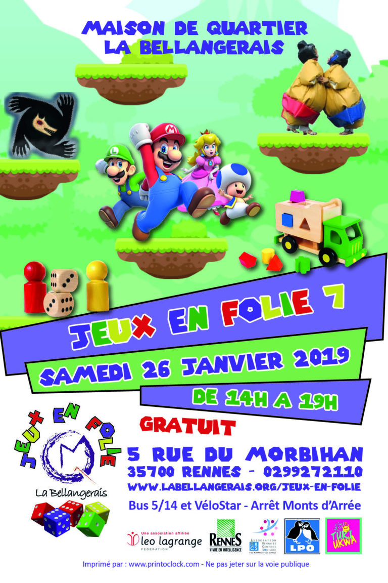 Flyer Jeux Folie 2019