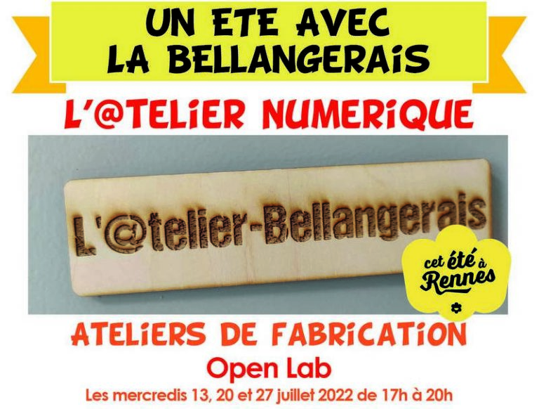 Lire la suite à propos de l’article Atelier de fabrication numérique – Juillet 2022