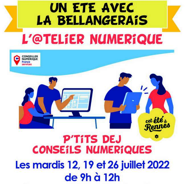 Lire la suite à propos de l’article P’tit déjeuner conseils numériques – Juillet 2022