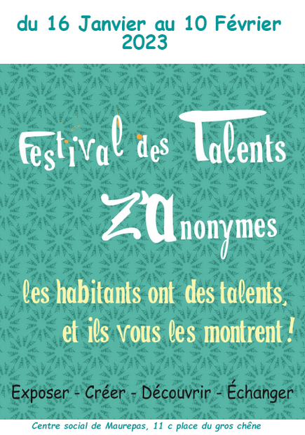 Lire la suite à propos de l’article Festival des Talents Z’Anonymes 2023