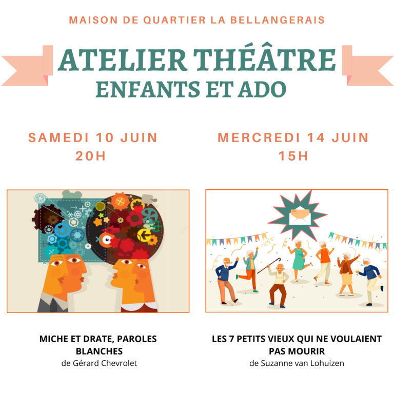 Lire la suite à propos de l’article Représentations théâtre 2023 – Enfants et Ados