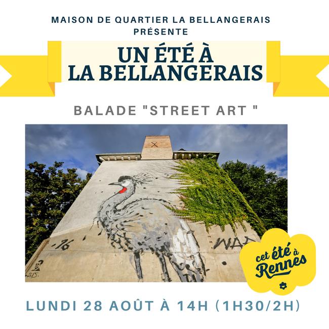 Lire la suite à propos de l’article Balade « Street art » – Lundi 28 août 2023