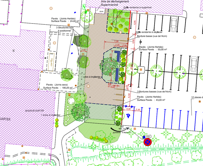 Lire la suite à propos de l’article Travaux sur le parvis de la Maison de Quartier